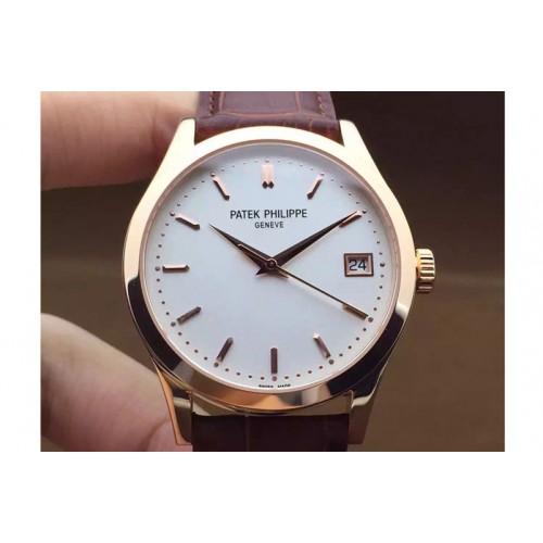 Patek Philippe 5107 Calastrava RG/LE White A324