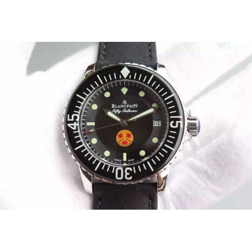 Blancpain 50 Fathoms SS/NY Black Asian 2824