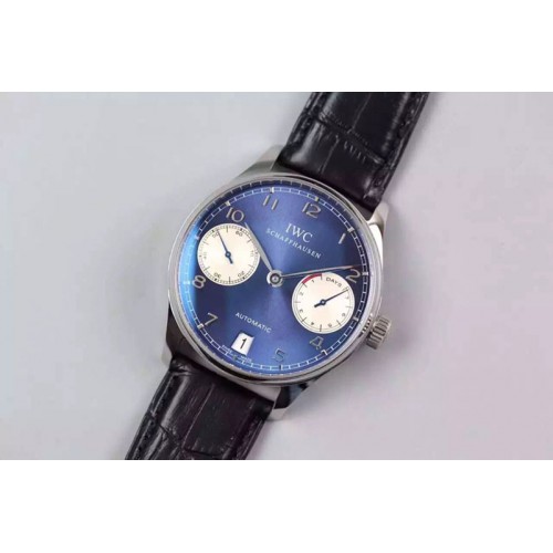 IWC Portuguese Real PR IW500112 ZF 1:1 Laureus Edition on Black Leather Strap A52010