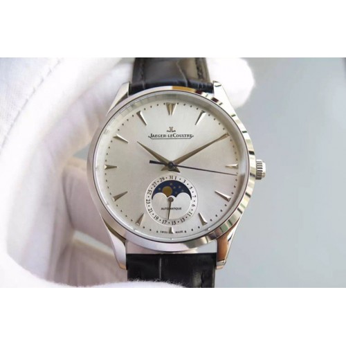Jaeger LeCoultre Moonphase SS/LE White Dial Cal.925