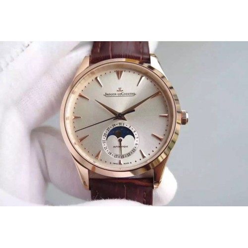 Jaeger LeCoultre Moonphase RG/LE White Dial Cal.925