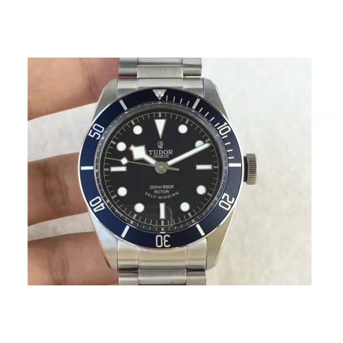 Tudor Heritage Black Bay Blue ZF 1:1 Best Edition on Bracelet A2824 V5 ( Blue) Free Nylon Strap
