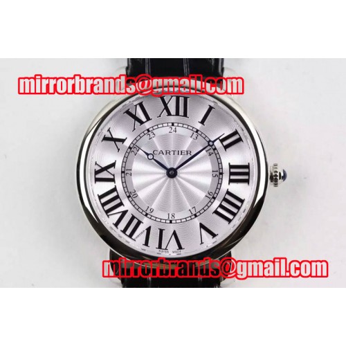 Ronde Louis Cartier SS/LE White Dial Auto Watches