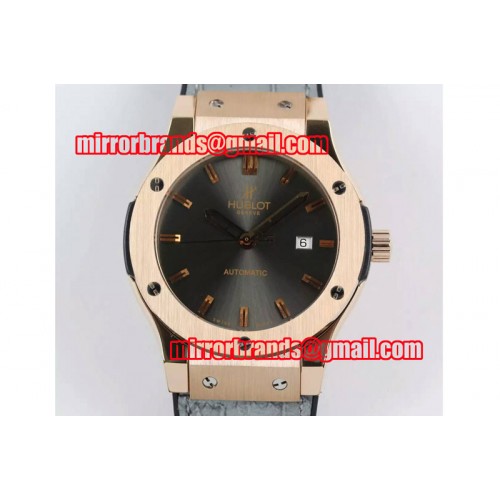 Hublot Classic Fusion 45mm RG Grey Dial on Grey Leather Strap Hublot Classic Fusion 45mm RG Grey Dial on Grey Leather Strap