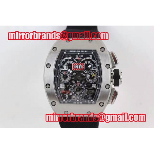 Richard Mille Felipe Massa TI SS/Black Nylon Asian 7750