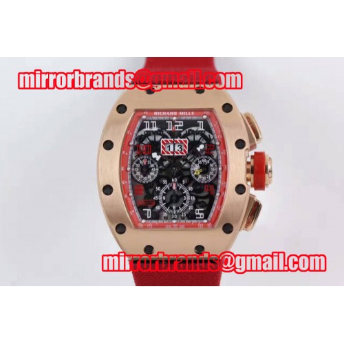 Richard Mille Felipe Massa RG/Red Nylon Asian 7750