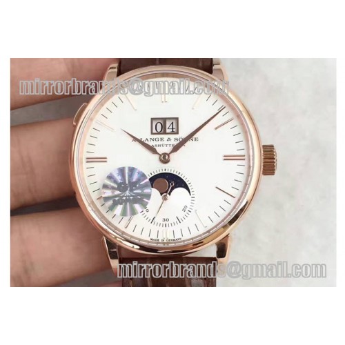 A.Lange & Sohne Saxonia Moon Phase RG/LE Cal384.026 A.Lange & Sohne Saxonia Moon Phase RG/LE Cal384.026