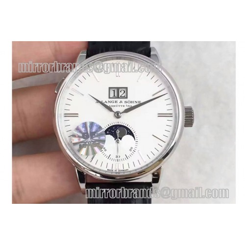 A.Lange & Sohne Saxonia Moon Phase SS/LE Cal384.026 A.Lange & Sohne Saxonia Moon Phase SS/LE Cal384.026