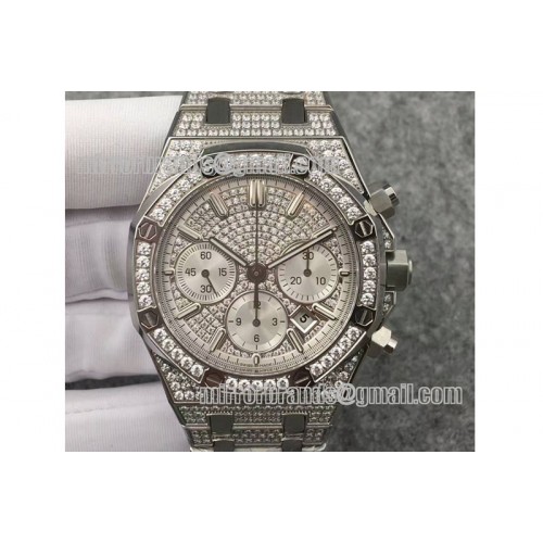 Audemars Piguet Royal Oak Chronograph 26322O SS/SS Diamonds A7750