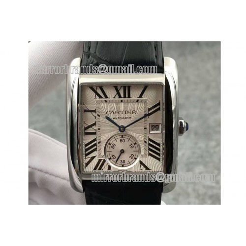 Cartier Tank MC 1904 SS/LE White JF Asia 23J