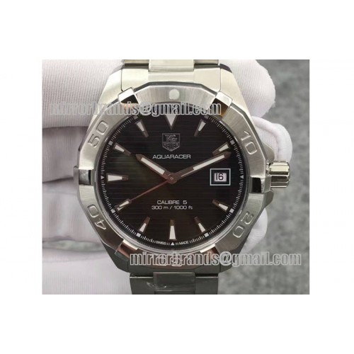 Tag Heuer AquaRacer Calibre 5 SS/SS Black Asia 2824