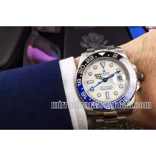 Rolex SS/SS 2013 GMT Black Asian2836
