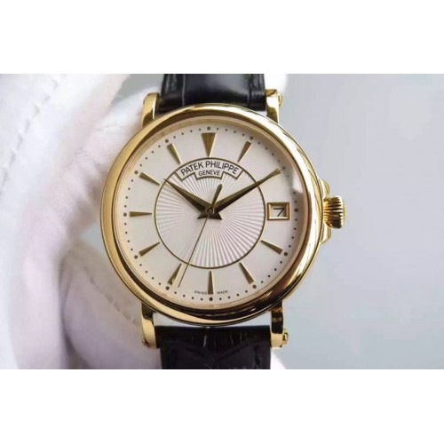 Patek Philippe Calastrava 5227R-001 42MM YG/LE White/White Dial A324SC