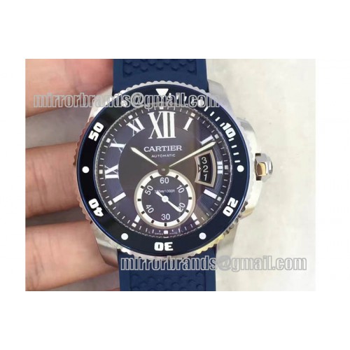 Cartier Ballon Bleu 28.5mm Ladies SS Pink Mop Dial on Black/Pink/Deep Pink/Brown/Blue  Leather Strap Ronda Quartz