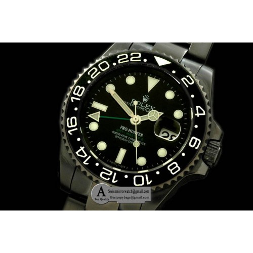 Rolex Pro Hunter GMT PVD PVD Asian 2836 Replica Watches