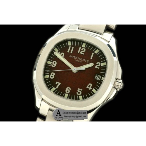 Patek Philippe Aquanaut Jumbo V3 Auto SS SS Brown Swiss Eta 2824-2 Replica Watches