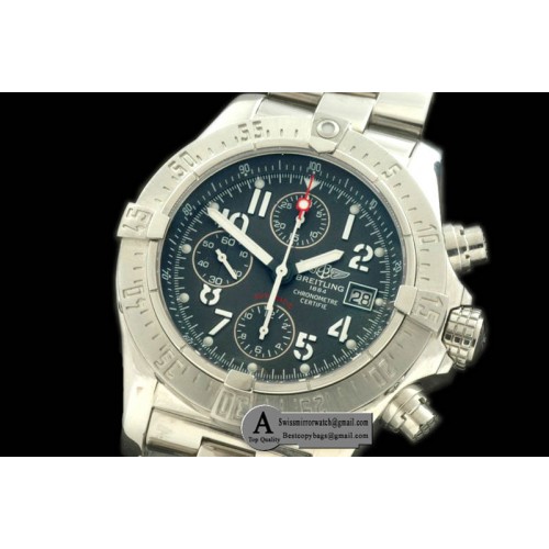 Breitling Avenger SS SS Graphite A-7750 28800 Replica Watches