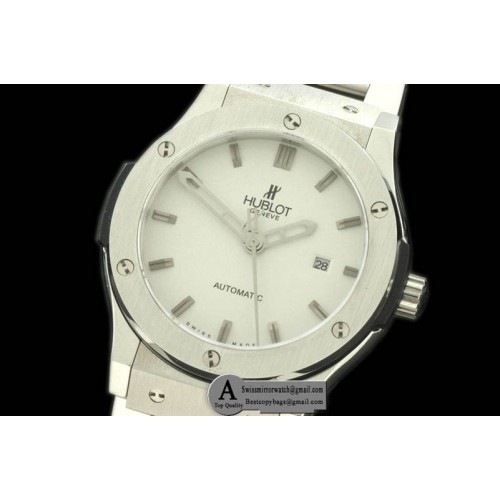 Hublot 511.NX.2610.LR Classic Fusion SS SS Steel Bezel White Asia 2813 Replica Watches