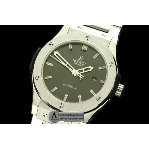 Hublot Classic Fusion SS SS Steel Bezel Grey Asia 2813 Replica Watches