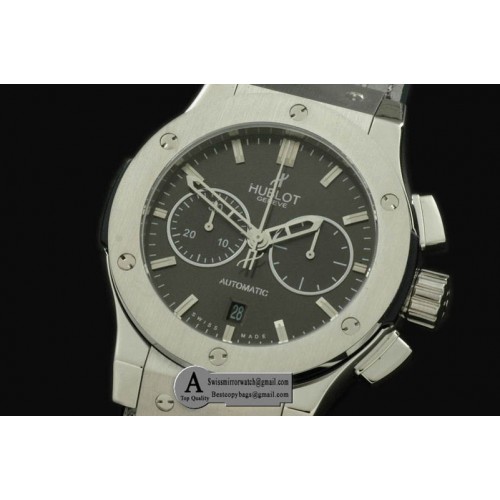 Hublot Classic Fusion Chrono V2 521.NX.7070.LR SS Leather Grey A 7750 Sec 3 Replica Watches