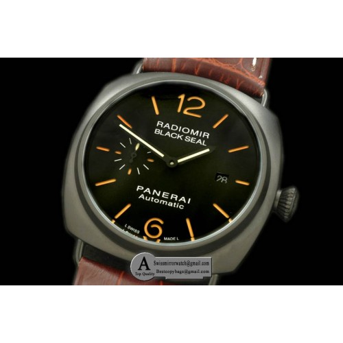 Panerai Pam 388 Radiomir Auto 3 Days PVD Leather SG-25J Auto
