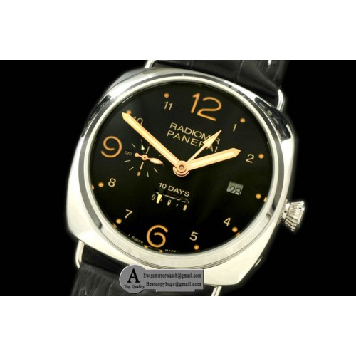 Panerai Pam 495 Radiomir 10 days GMT SS LE Black Asian 23J