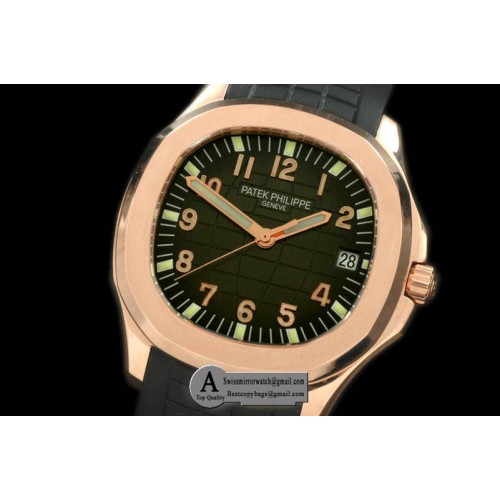 Patek Philippe Aquanaut Jumbo V3 Auto SS Rubber Black Swiss Eta 2824-2 Replica Watches