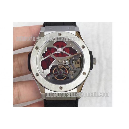 Hublot Classic Fusion 45mm Tourbillon SS/LE Silver Asian Auto Hublot Classic Fusion 45mm Tourbillon SS/LE Silver Asian Auto