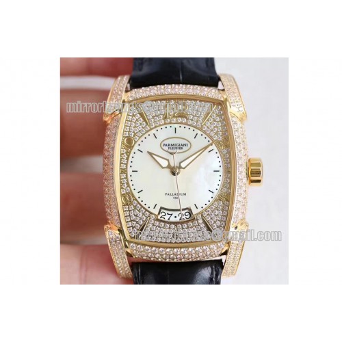 Parmigiani Fleurier Kalpa Grande Big Seconds Hand YG Diamond Dial A331