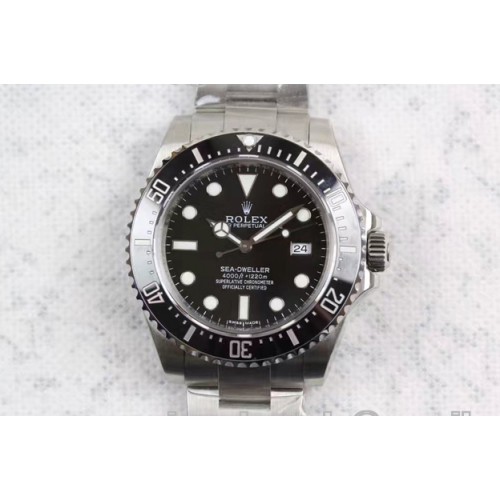 Rolex Sea-Dweller 116600 Black Ceramic 1:1 Noob Best Edition SA3135 V2