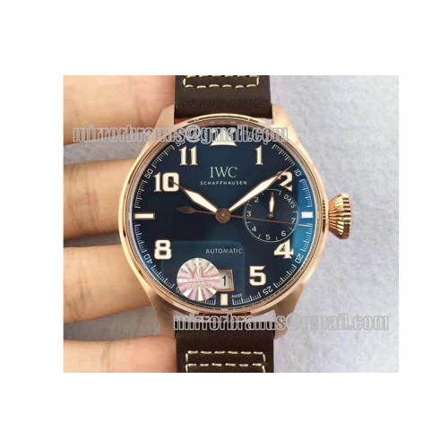 IWC Big Pilot Real PR IW5009 RG YLF Blue Dial A51111