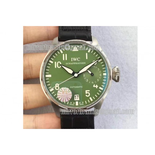 IWC Big Pilot Real PR IW5009 SS YLF Green Dial A51111