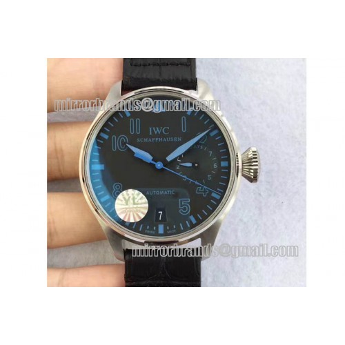 IWC Big Pilot Real PR IW5009 SS YLF Black/Blue Dial A51111