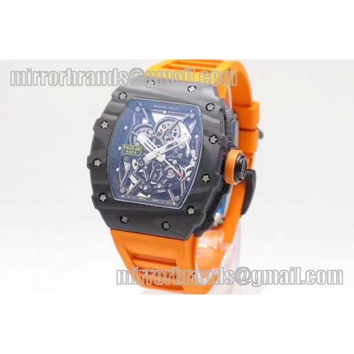 Richard Mille RM035-02 Rafael Nadal Forge Carbon Titanium Case KVF Best Edition Orange