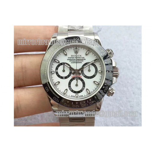 Rolex Daytona 116500 LN JF V2 1:1 White Dial Ceramic Bezel A4130