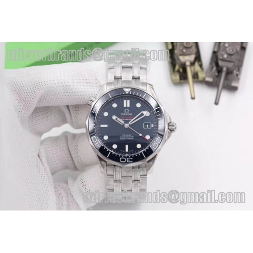 Omega Seamaster 300M SS MK 1:1 Blue Dial Blue Ceramic Bezel A2824