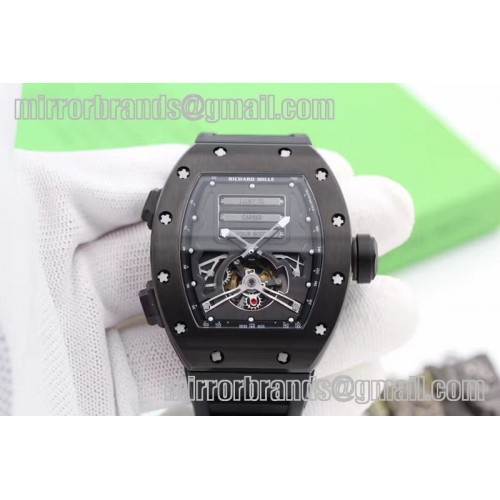 Richard Mille RM069 TI Erotic Tourbillon PVD/RU Skeleton Oracle Complications Customs Movement