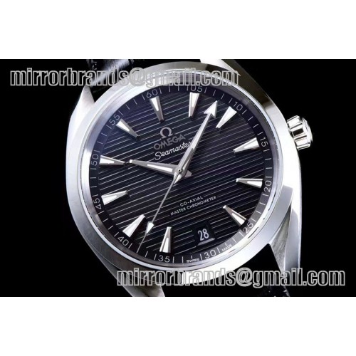 Omega 2017 Aqua Terra 150m SS/LE Black Miyota 8205