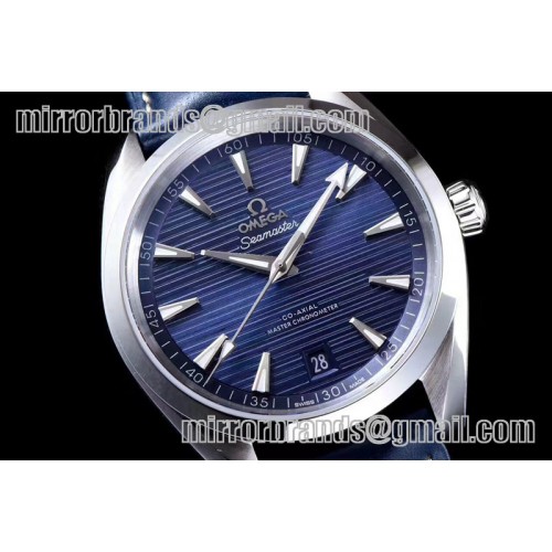 Omega 2017 Aqua Terra 150m SS/LE Blue Miyota 8205