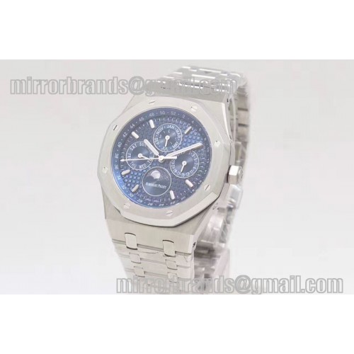 Audemars Piguet Royal Oak 41mm 26574 SS JF 1:1 Best Edition Blue Dial on SS Bracelet A5134