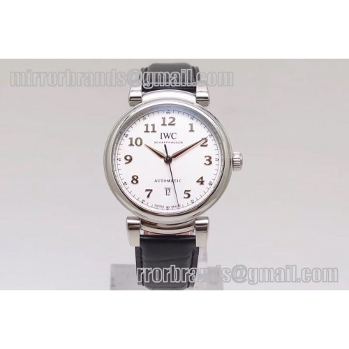 IWC Da Vinci IW356601 SS TW 1:1 Best Edition White Dial SS A2892