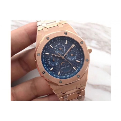 Audemars Piguet Royal Oak 41mm 26574 RG JF 1:1 Best Edition Blue Dial