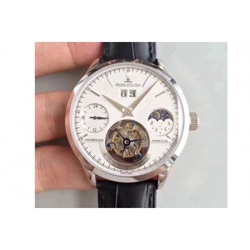 Jaeger-LeCoultre Master Tourbillon With Big Date/Day Phase SS/LE White Flying Tourbillon