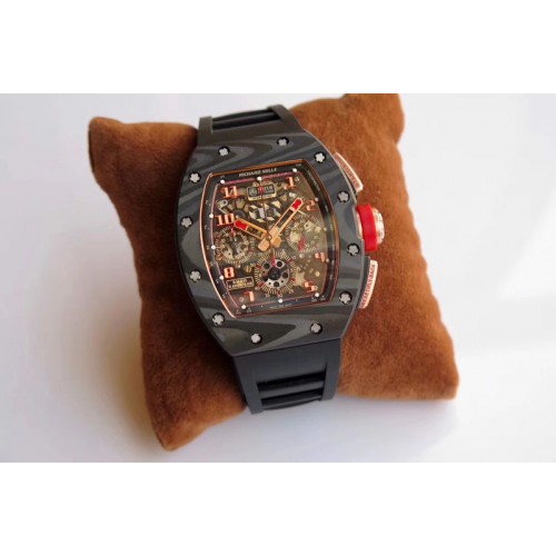 Richard Mille RM011 NTPT Lotus F1 Team Carbon Case Chronograph KVF 1:1 Best Edition