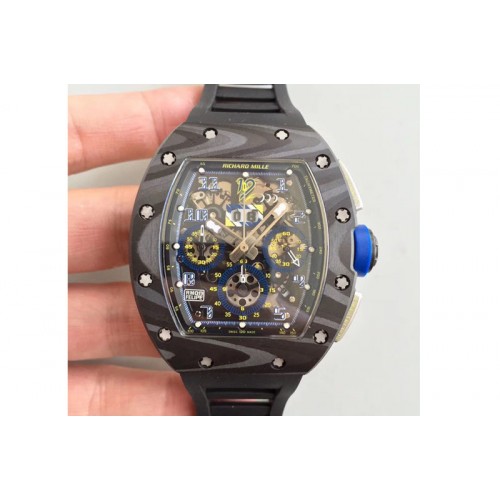 Richard Mille RM011 SS Felipe Massa 10th Anniversary KVF 1:1 Best Edition Richard Mille RM011 SS Felipe Massa 10th Anniversary KVF 1:1 Best Edition