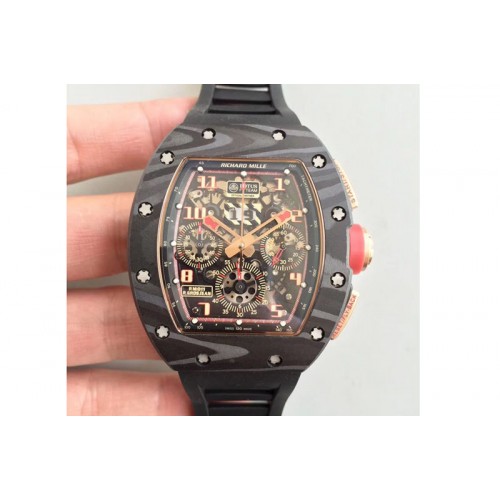 Richard Mille RM011 NTPT Lotus F1 Team RG Chronograph KVF 1:1 Best Edition