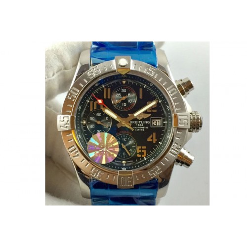 Breitling Skyland Avenger SS GF 1:1 Best Edition Black Numeral Dial A7750