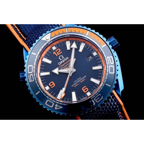 Omega Seamaster Planet Ocean 600M The Deep Blue GMT Cal.8906