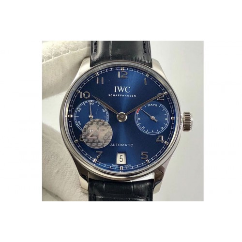 IWC Portuguese Real PR IW500710 ZF 1:1 Best Edition Blue Dial A52010 V4