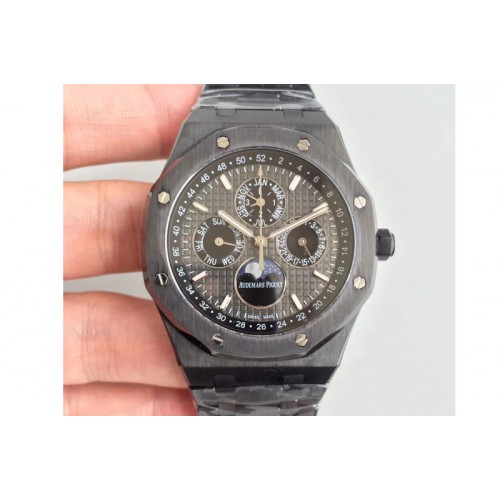 Audemars Piguet Royal Oak 41mm Complicated Function 26574 PVD Black Textured Dial A5134
